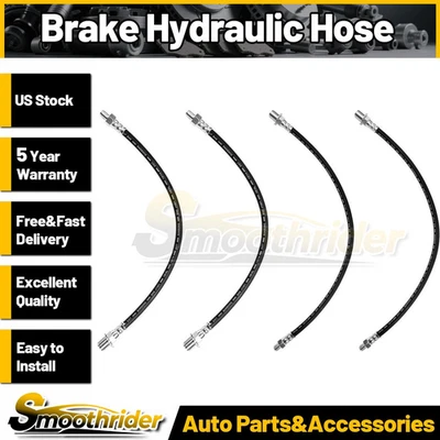4PCS Front Rear Brake Hydraulic Hose For 1958 International Harvester A100 Truck - Image 1 of 4