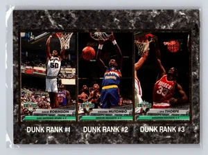 Ultrq Top 5 NBA Jammers 1992-93 - Robinson, Mutombo Thorpe, Olajuwon, Kemp - Imagen 1 de 2
