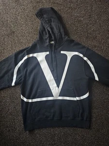 Valentino Garavani VLTN Hoodie Black Size M - Picture 1 of 3