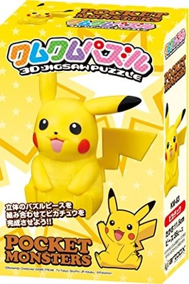 (35 Piezas Kumukumu Puzzle MONSTRUOS DE BOLSILLO Pikachu Foto 1 de 2