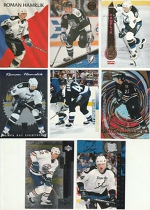 🏒 20+ verschiedene RÖMISCHE HAMRLIK Karten Lot RC 1992 - 2012 Lightning Oilers - Bild 1 von 3