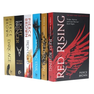 The Red Rising Series 6 Books Collection Paperback - Fiction - By Pierce Brown - Image 1 of 4