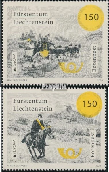 Sellos Liechtenstein 2020 Mi 1971-1972 (emisión completa) sin montar como nuevos/nunca h Foto 1 de 1