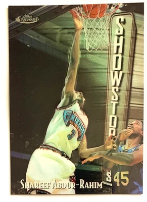 1997-98 Topps Finest Silver Repujado Shareef Abdur-Rahim #278 Grizzlies Foto 1 de 3