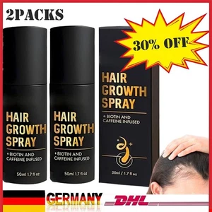 2X HaloGrow Hair Growth Spray 50ml Natural Hair Thickening Gentle Regrowth Mist - Bild 1 von 11