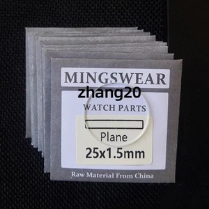 0,8/1,0/1,2/1,5/2,0/2,5/3,0 mm Mineral flach rund Uhrenglas Kristall 20 mm-40 mm - Bild 1 von 5