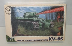 Tanque lanzallamas pesado ruso KV-8S de la Segunda Guerra Mundial PST 1/72 20 MM 72026 - Imagen 1 de 2