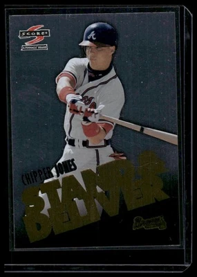 1997 Score #3 Chipper Jones Stand & Deliver - Image 1 of 2