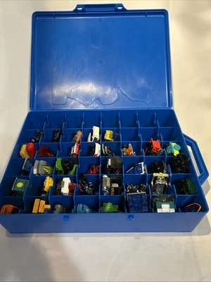 Hot Wheels  Loose Lot of 37 With 1  Carry Cases Includes 1970s-1990s plus extras - Image 1 of 4