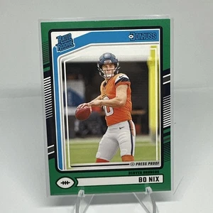 2024 Panini Donruss - Rated Rookie Green Press Proof #369 Bo Nix (RC) - Picture 1 of 2