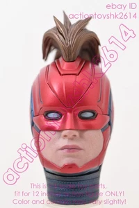 Hot Toys escala 1/6 MMS522 Capitana Marvel (versión de lujo) - cabeza esculpida #2 - Imagen 1 de 7