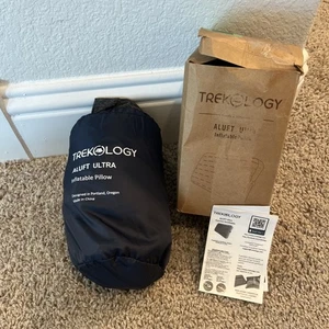 TREKOLOGY ultraleichtes aufblasbares Camping Reisekissen - ALUFT ULTRA, grau - Bild 1 von 2