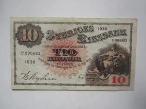 Suecia 1938 10 coronas - Imagen 1 de 2