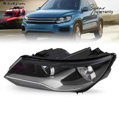 Headlight For 2012-2017 Volkswagen Tiguan Halogen Left Driver Side Headlamp - Изображение 1 из 4