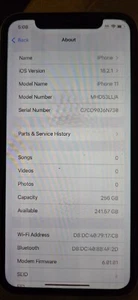 Apple iPhone 11 - 256GB - biały (odblokowany) (Przeczytaj opis.) - Zdjęcie 1 z 6