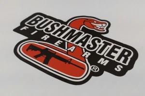 Bushmaster Firearms Logo Vinyl Die-Cut Decal Sticker Shot Show 5.56 AR-15 - Picture 1 of 3