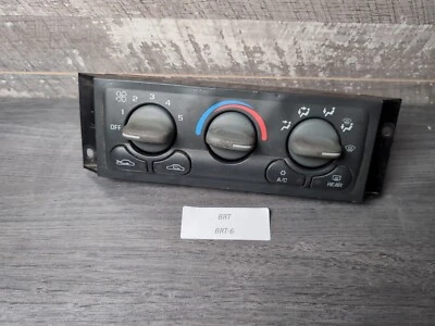 1997-1999 Pontiac Trans Sport Manual HVAC Heater A/C Temperature Climate Control - Image 1 of 4