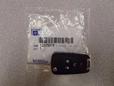 Genuine 2012 - 2017 Chevrolet Sonic Switchblade Key Remote FOB 13579216 SEALED Foto 1 de 4