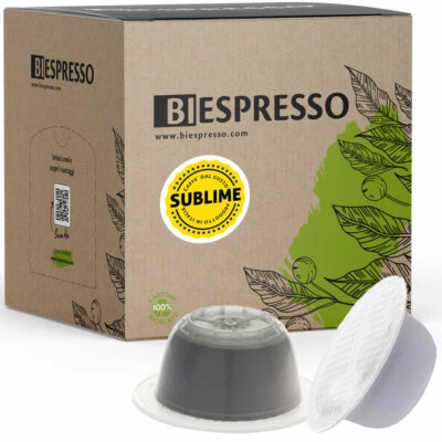 100 Capsule Cialde caffe caffe compatibili BIALETTI Miscela SUBLIME