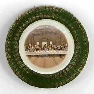 Vintage The Last Supper Limoges Collector Plate 22K Gold Church Retro MCM - Picture 1 of 5