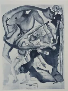 Salvador Dali: Hell 11 - The 7th Bolge, Engraving Signed, Divine Comedy - Picture 1 of 6
