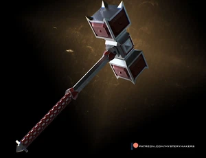 The War Hammer of Dain Ironfoot Replica Prop 1:1 (Dipinto) - Foto 1 di 3