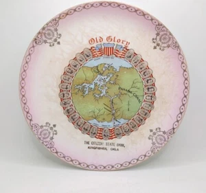 Placa Coleccionable Antigua Gloria Canal de Panamá Banco Ciudadano Martín Pescador Oklahoma - Imagen 1 de 13