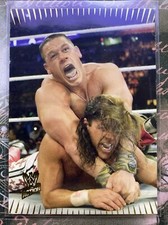 John Cena vs. Shawn Michaels 2007 Topps WWE Action Card #72