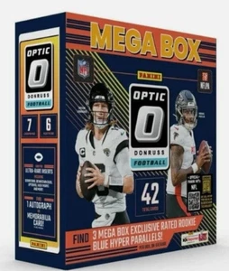 2024 Panini Donruss Optic Football Mega Box Blue Hyper Parallels! - Picture 1 of 1