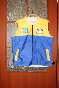 Vintage  1980's Suzuki Team Motocross Gilet Jacket - Picture 1 of 6