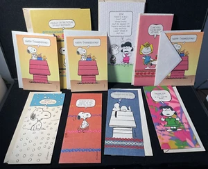 10 Vintage Peanuts Gallery Snoopy Hallmark Greeting Card NEVER USED LOT - Bild 1 von 6