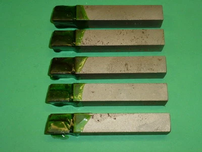 NOS! (5) VR/WESSON AR-10, 2A5 TOOL BITS, CARBIDE TIPPED, 5/8" x 5/8" x 4" - Image 1 of 3