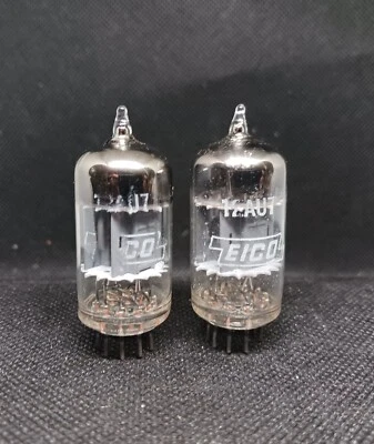 2 x 12AU7 / ECC82 MAZDA 管 NOS ;576 — 第 1/3 张图片