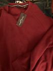 Black Brown 1826  long sleeve casual burgndy shirt  B1F9ks1342 men&#39;s Medium NWT
