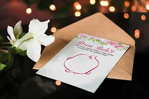 Draw Baby Baby Shower Game-30 cards - Picture 1 of 5