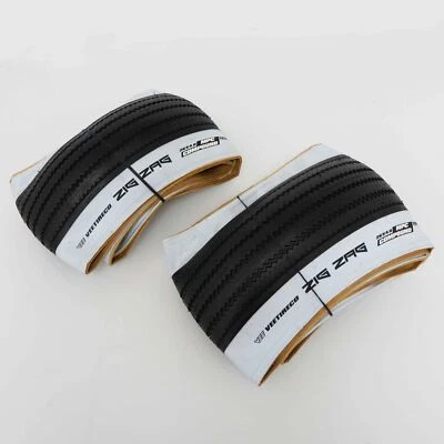 1 or 2 Vee Tire 26 x 4.0 Zig Zag Tubeless Ready TLR White Wall Tires Fat E-Bike - Image 1 of 4