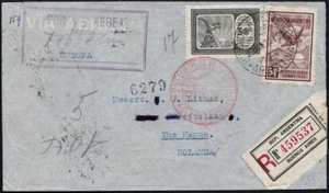 Zeppelin 1932 Argentinien 4. SAF Reko-Brief Buenos Aires Niederlande Si 159/2024 - Bild 1 von 2