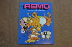 Folleto de catálogo Remo Drum Heads. 1974/1975. - Imagen 1 de 8