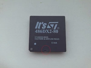 ST486DX2-80GS 5 volt 486DX2-80 vintage CPU GOLD #2 - Afbeelding 1 van 2