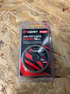 CARP FISHING TACKLE - CYGNET SEMI STIFF COATED 15lb HOOKLINK, COATED BRAID - Picture 1 of 4