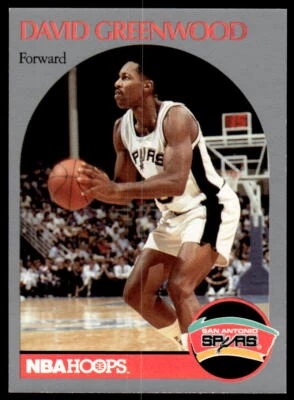 1990 Hoops #433 David Greenwood Near Mint or Better - Image 1 of 2