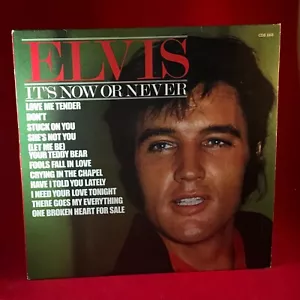 ELVIS PRESLEY It's Now Or Never 1981 UK vinyl LP Love me Tender She's Not You - Picture 1 of 4