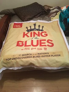 Guitar Center "King of the Blues" advertising banner 38"x38" - Picture 1 of 3