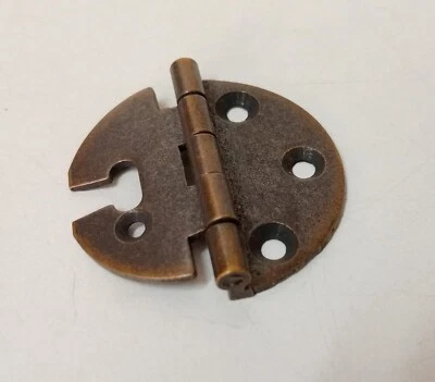 Cerniera per Armadio TONDA CON ASOLA Cerniere Mobili Antichi Stile Arte Povera