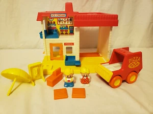 Vintage Tonka Playset Pizza Parlor Ice Cream Store Nearly Complete - Picture 1 of 9