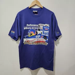 Rothmans Williams Renault 1996 Formula One Official Vintage T-Shirt Size Medium - Picture 1 of 13