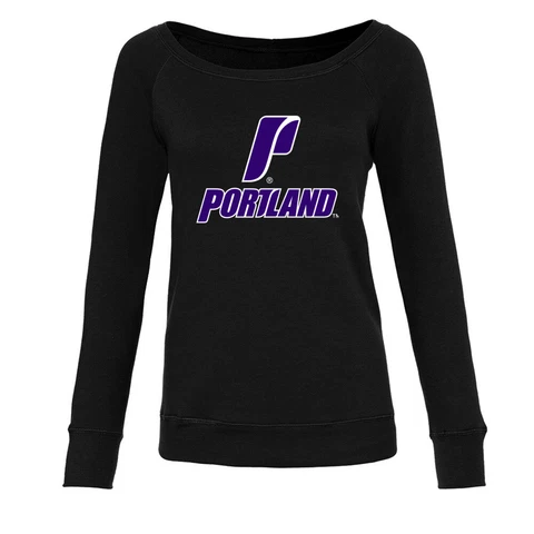 Official NCAA University of Portland Pilots Women's Fleece Crew Sweatshirt Cover