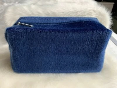 ¡NUEVO! Bolsa de maquillaje cosmético Lancome azul oscuro de piel sintética - azul Foto 1 de 4