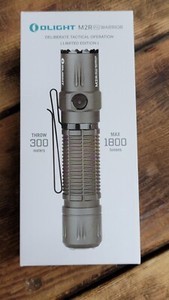 Rare Olight M2R Warrior Pro in Limited Gunmetal Grey - FREE PRIORITY 🛳  & GIFT!