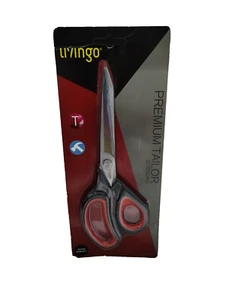 LIVINGO Premium Tailor Scissors Heavy Duty Multi-Purpose Titanium Coating Forged - Picture 1 of 3